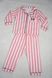 Піжама Family Look Pink Stripe &mdash; сорочка з довгим рукавом та штани. 0112 фото 2
